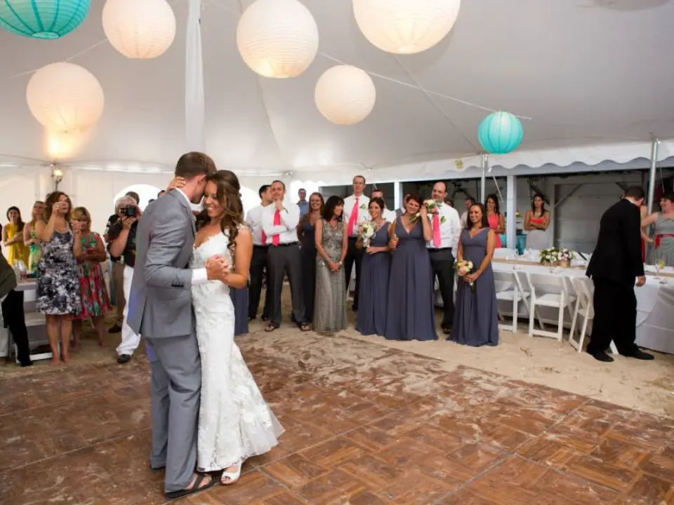 Delaware Beach Wedding Dance Floor