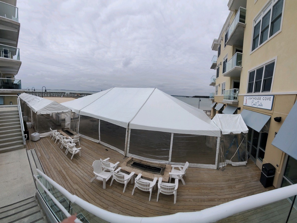 Lighthouse Cove Event Center, Hyatt Place Dewey Beach Wedding
