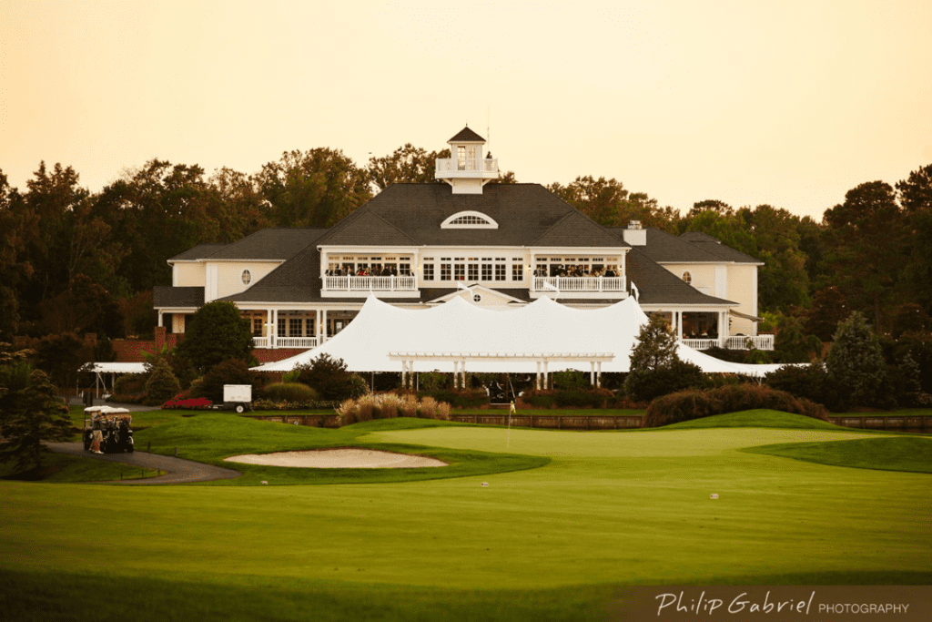 Wedding Tent at the Clubhouse at Baywood