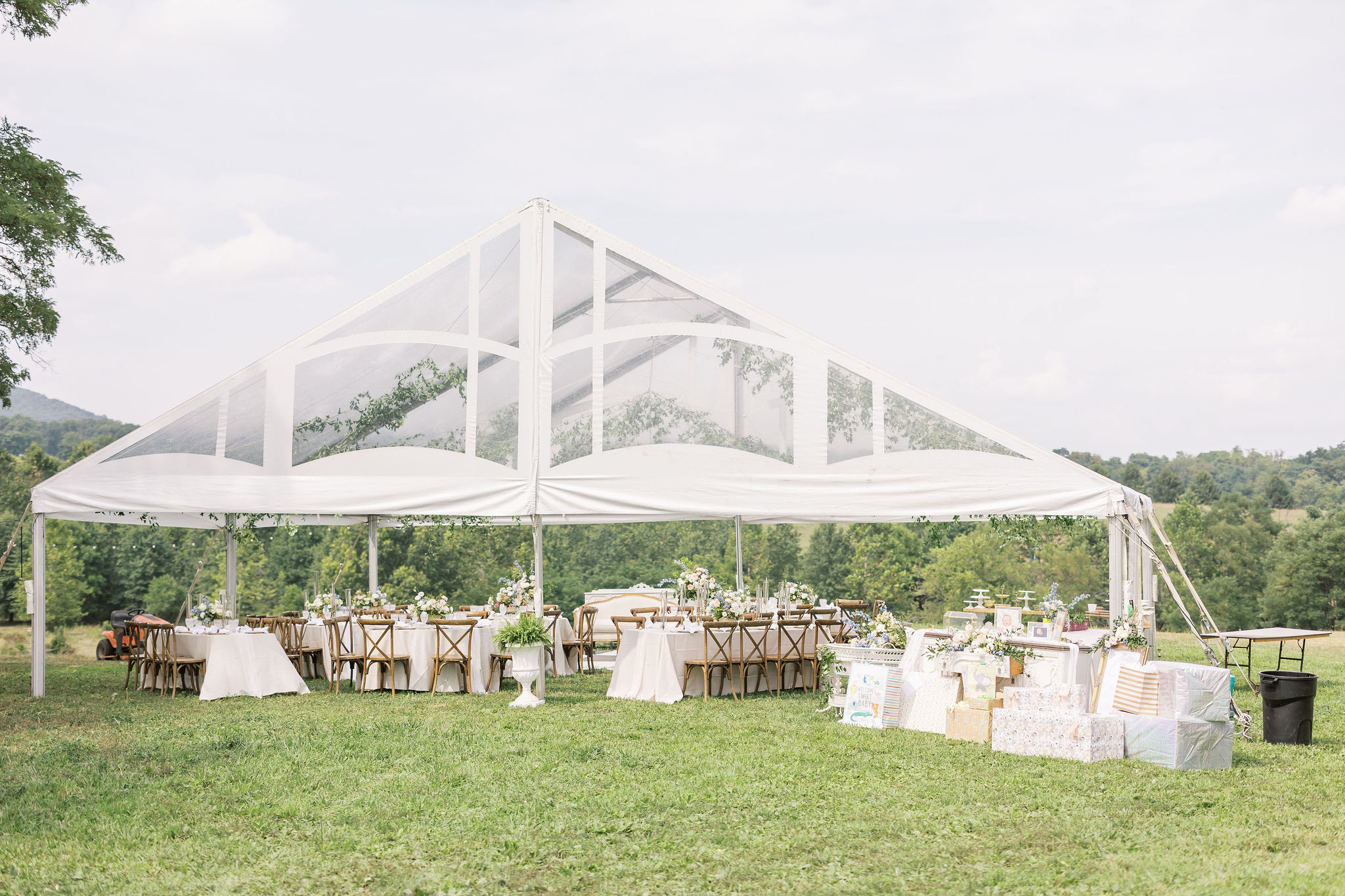 tent for baby shower