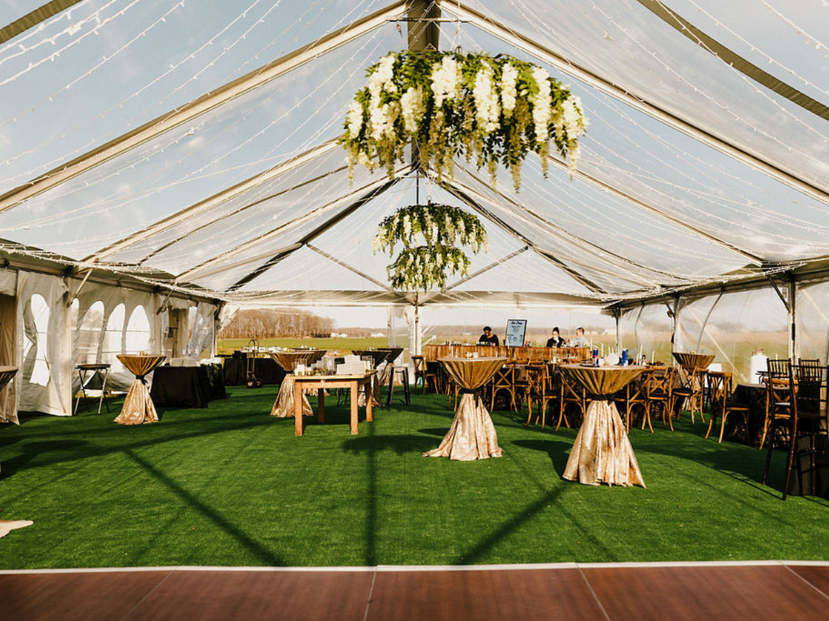 Meghan and Trey’s Surprise Windy Wedding at Trey’s Family’s Farm