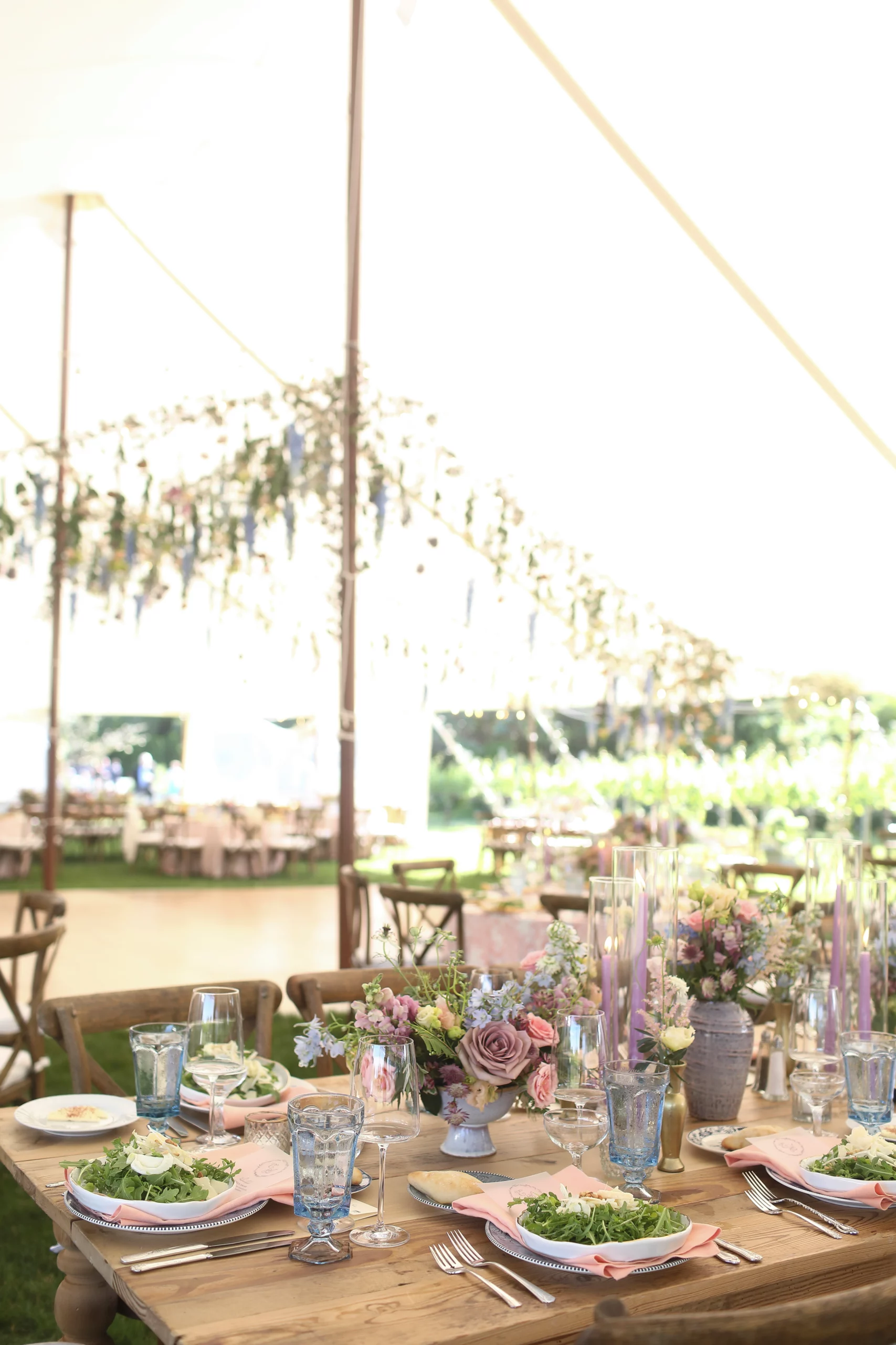 wedding tent decor ideas