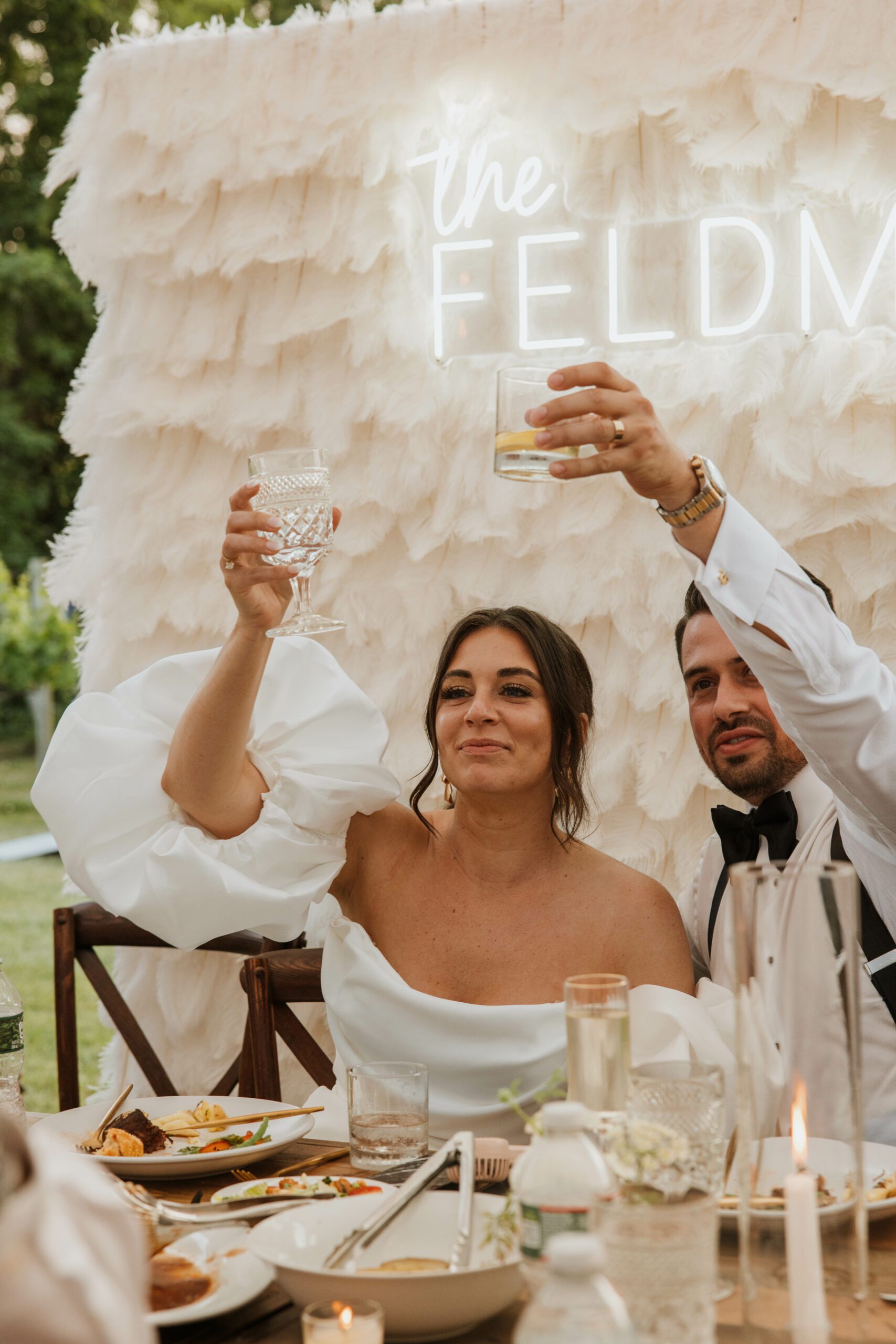 wedding tent with dance floor