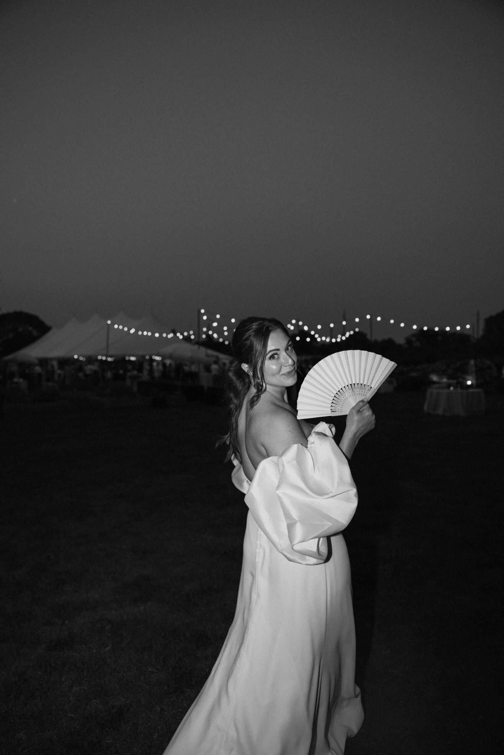 flowers hanging in wedding tent