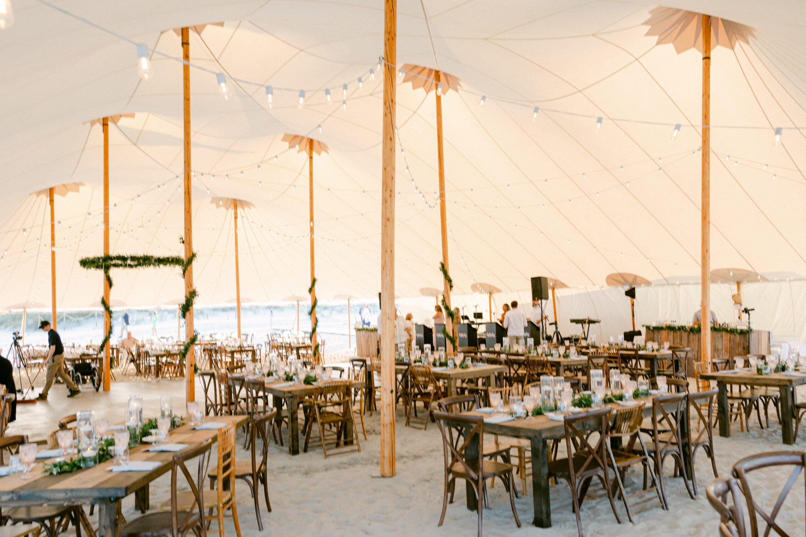 wedding reception cape may