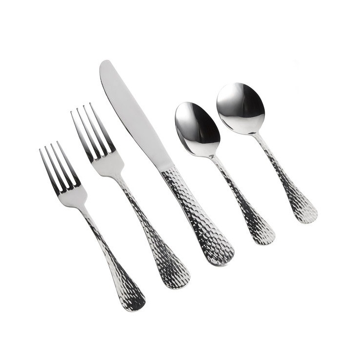Hammered Flatware Rental