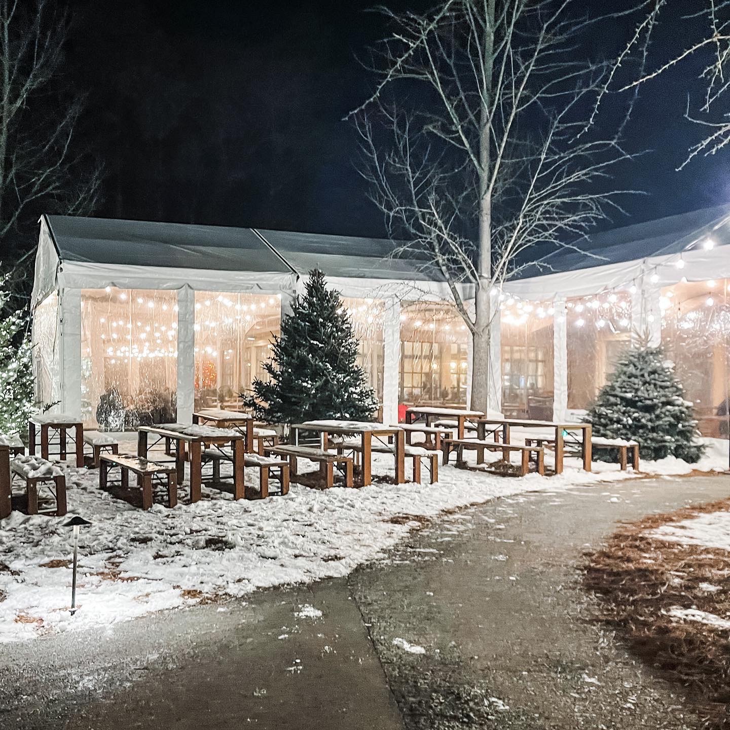 Longwood Gardens Winter Tenting 2021