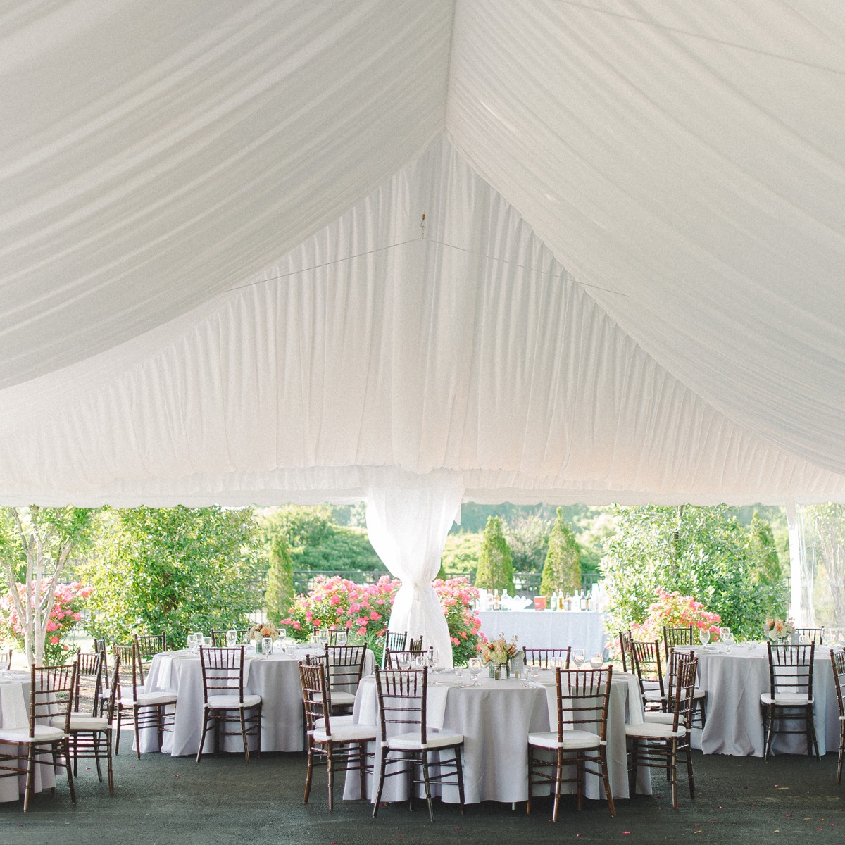 Tent Liner Rentals for Weddings