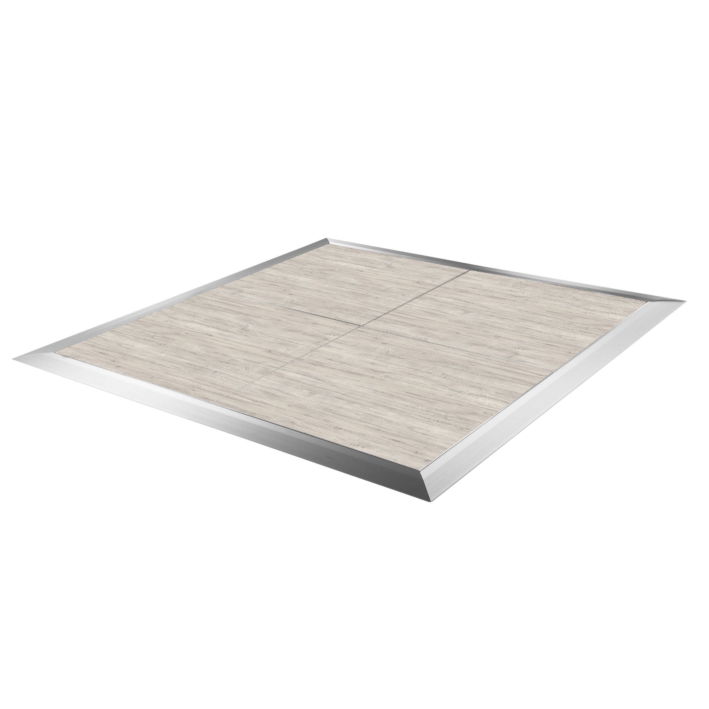 Whitewash Driftwood Dance Floor Rental