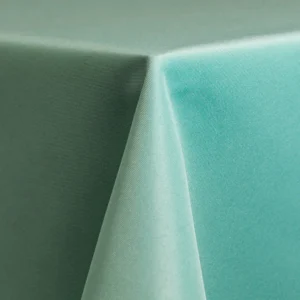 aqua poly linen rental up close