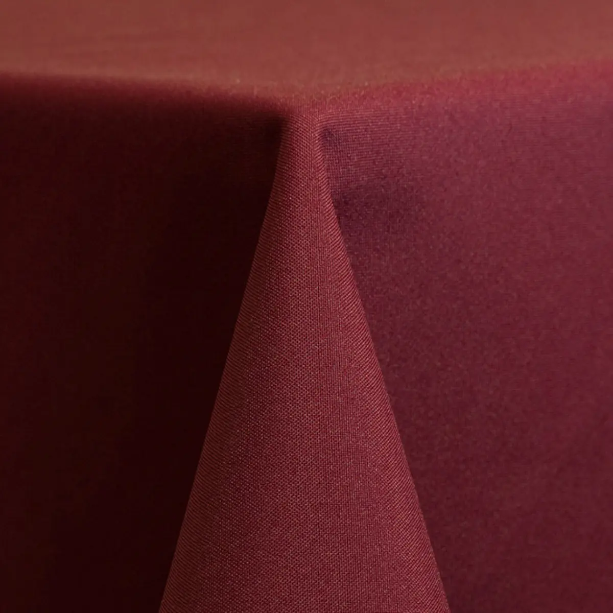 burgundy linen rental up close