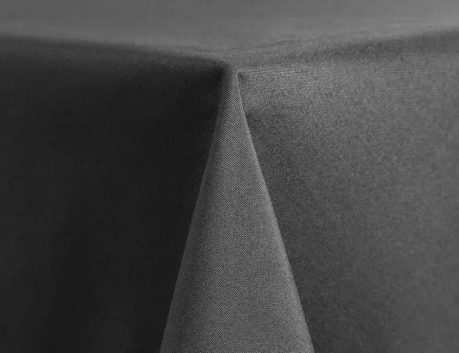 charcoal polyester linen rental by Collective Event Group