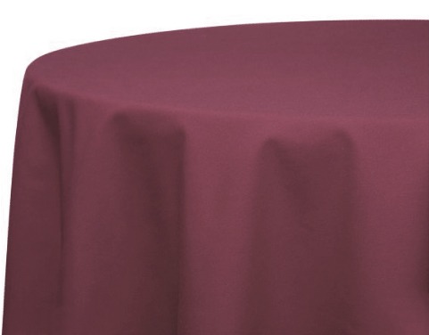 Claret Purple Linen Rental