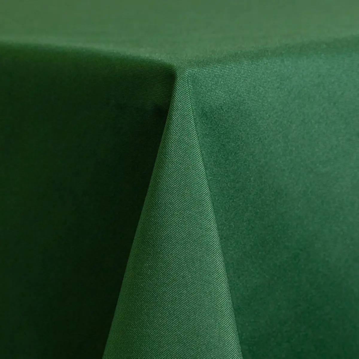 hunter green linen up close