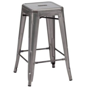 Bar Stool, Gun Metal