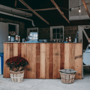 Harvest Wood Bar Rental