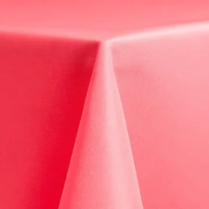 neon pink poly linen up close