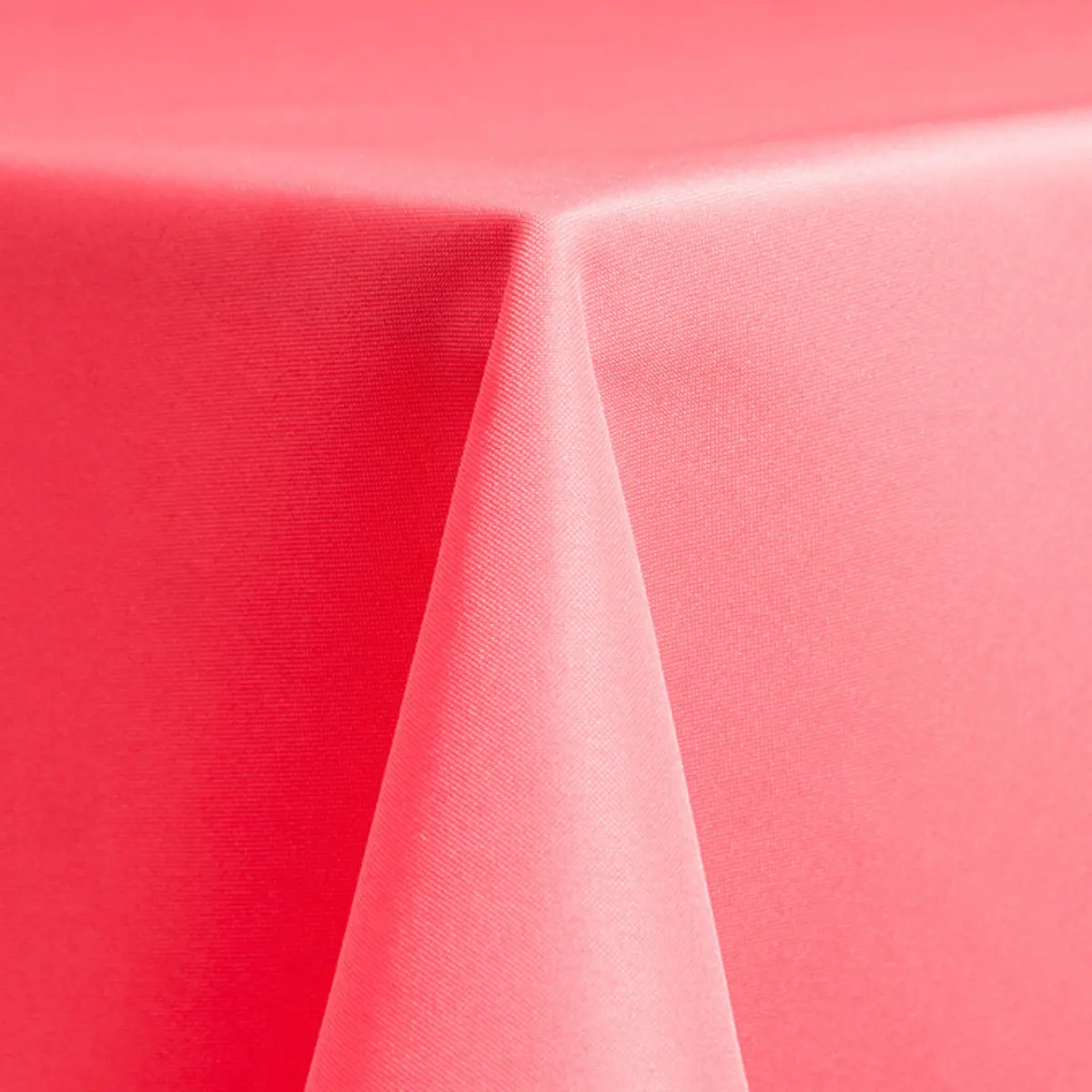 neon pink poly linen up close