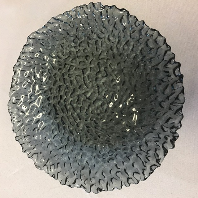 smoked glass plate