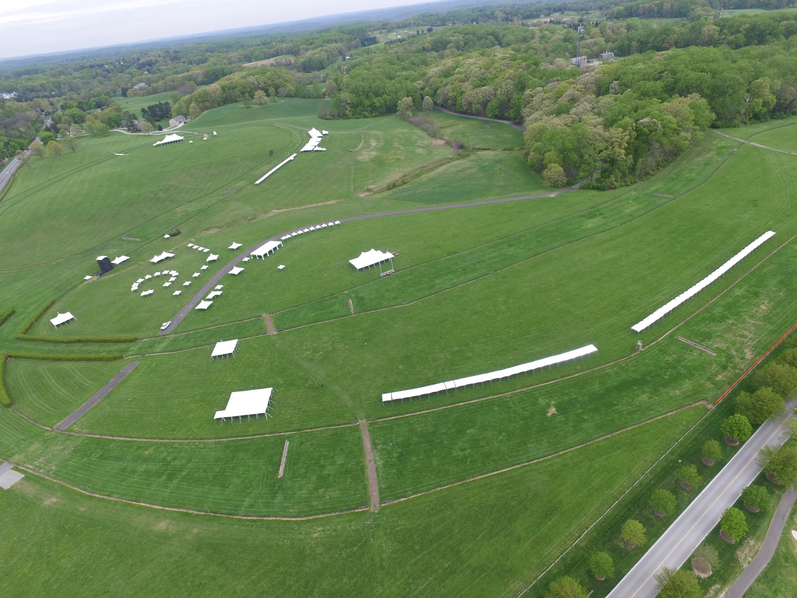 POINT-TO-POINT-DRONE Festival Tents in Wilmington Delaware