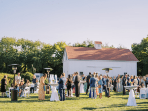 Cocktail Hour at Isaac Smith Vineyard