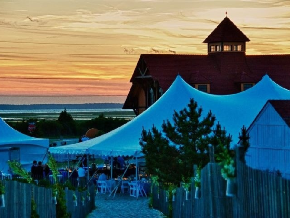 Indian River Life Saving Station at Sunset