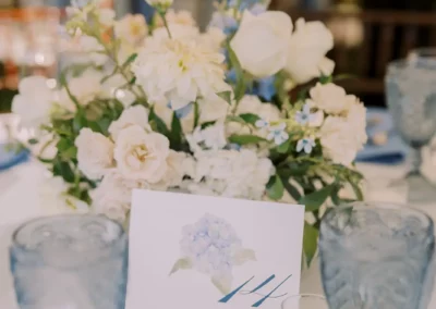 Blue Wedding Decor