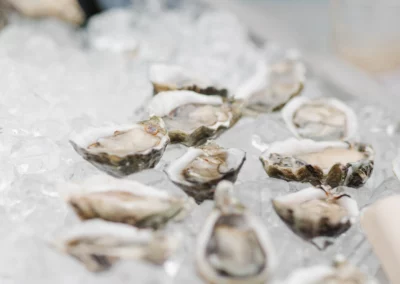 oyster station for wedding