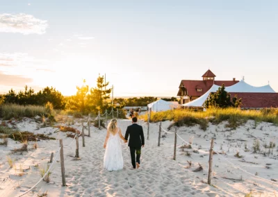 couple walking on beach