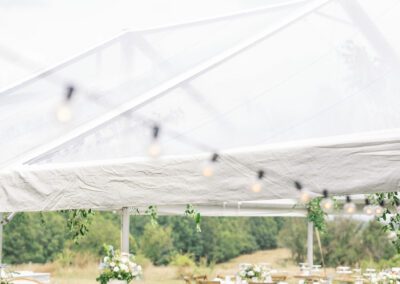 clear tent or outdoor wedding maryland