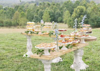 dessert station baby shower