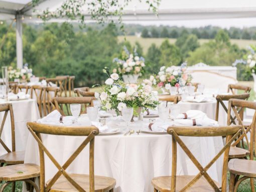 Outdoor Tented Baby Shower