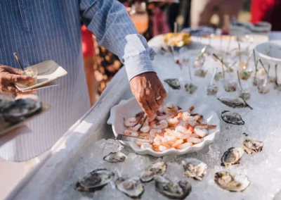 oyster bar Rehoboth beach wedding indian river life saving station