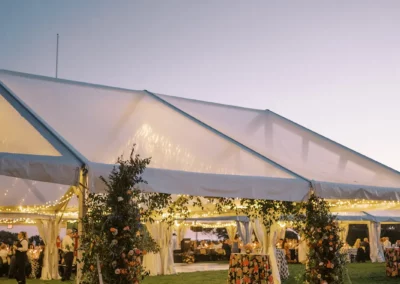 clear top wedding tent
