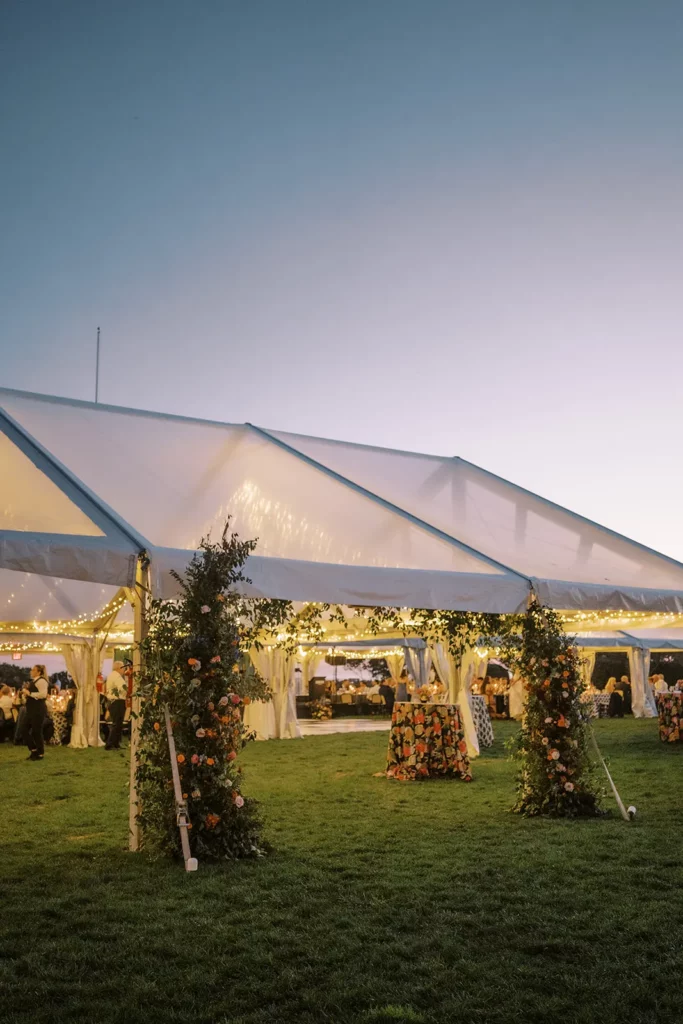 clear top wedding tent