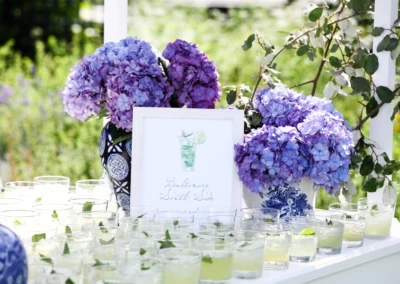 signature drink at wedding