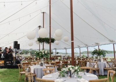 sailcloth tent wedding