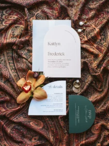 Invitation Suite Flat Lay Image