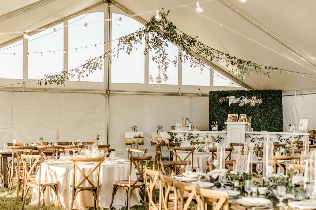 Stouffer Wedding wedding tent