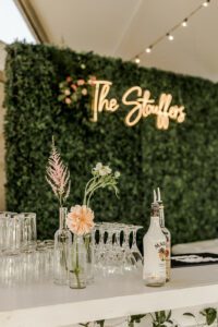 wedding greenery backdrop