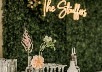 wedding greenery backdrop