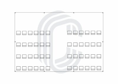 20′ by 30′ Tent for a 48 Guest Ceremony