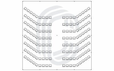 40′ by 40′ Tent for a 144 Guest Ceremony