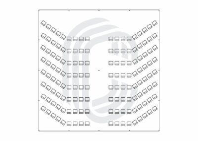 40′ by 40′ Tent for a 144 Guest Ceremony