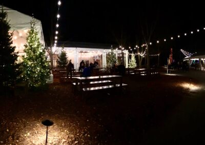 winter tents at longwood gardens