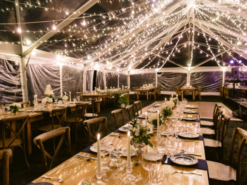 Evening Under The Stars Tented Wedding