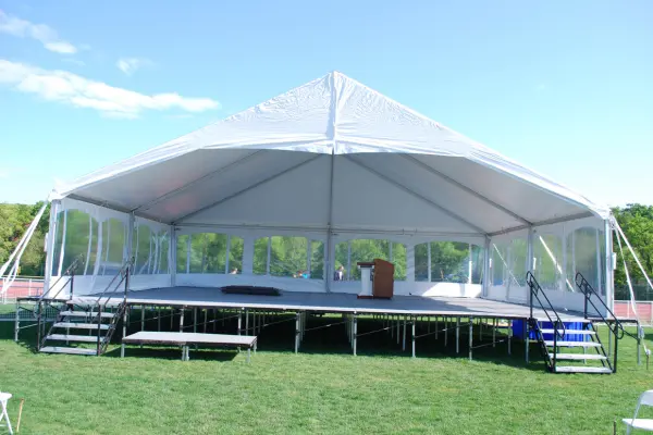 White & Birch checkered dance floor on a rooftop reception by Collective Event Group