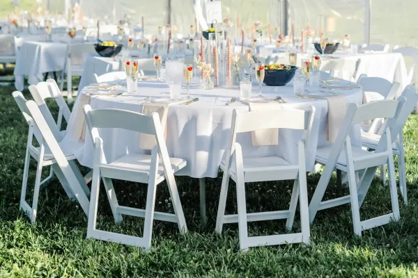 White & Birch checkered dance floor on a rooftop reception by Collective Event Group
