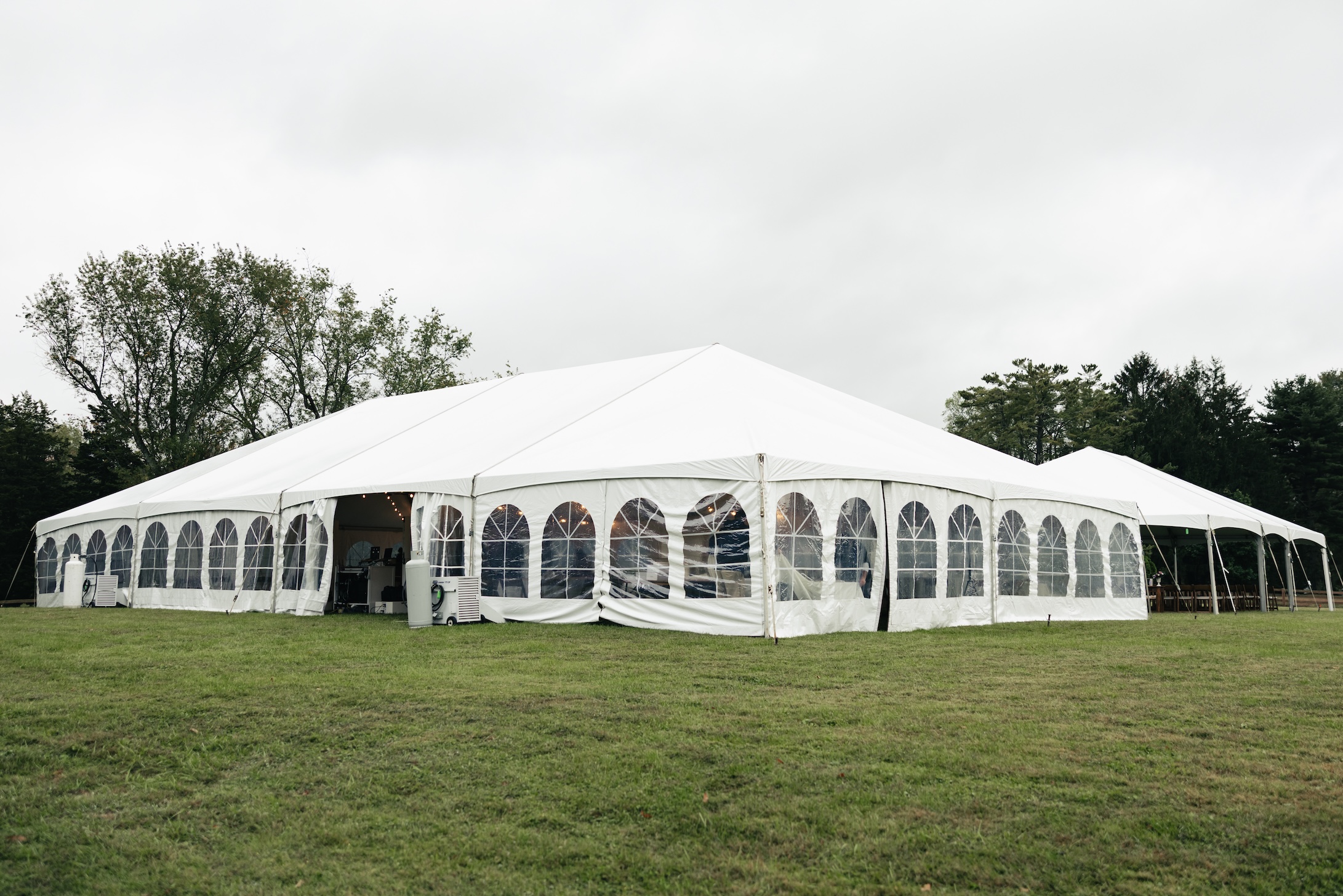 A Rustic Farm Wedding with a Rain-Ready Tented Reception