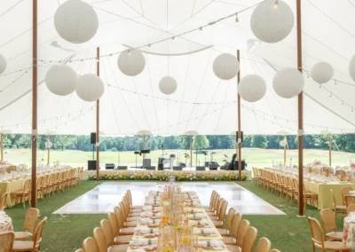 A Colorful Summer Tented Wedding at Hidden Creek Golf Club